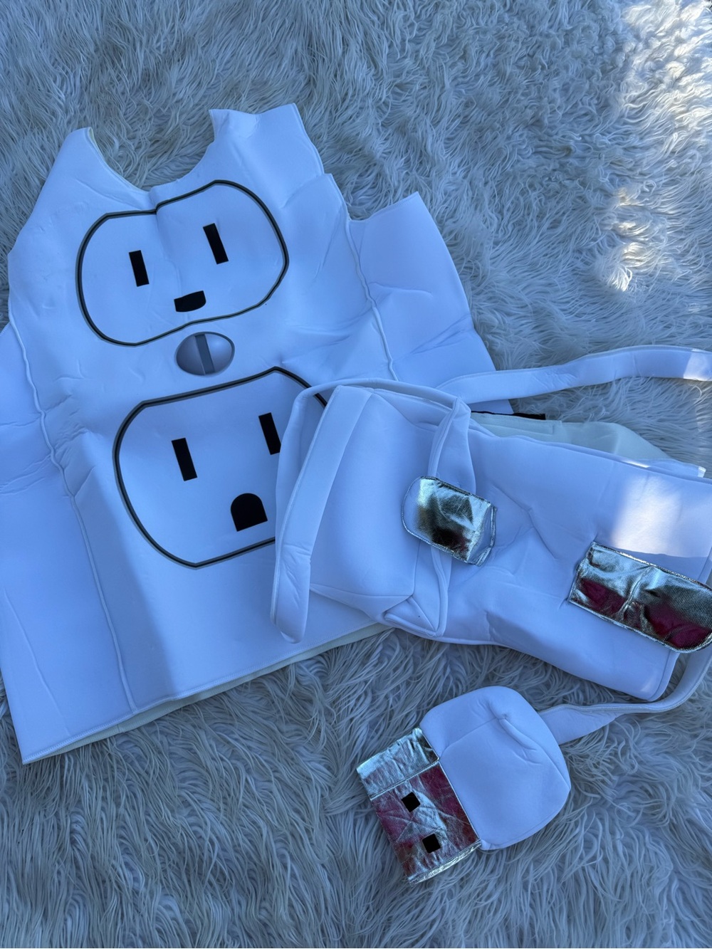 Adults plug and socket costume (B1)
